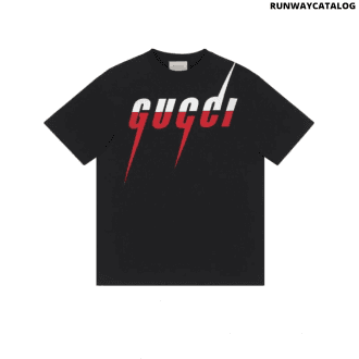 gucci blade print cotton t-shirt