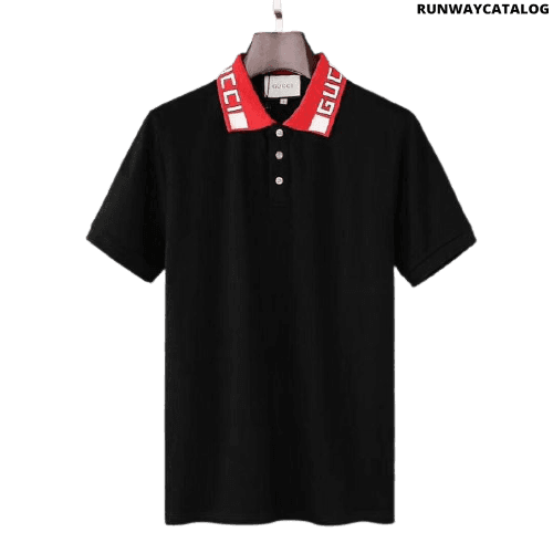 gucci chevron polo t shirt