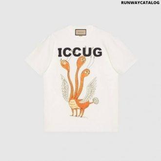 gucci freya hartas iccug print t-shirt
