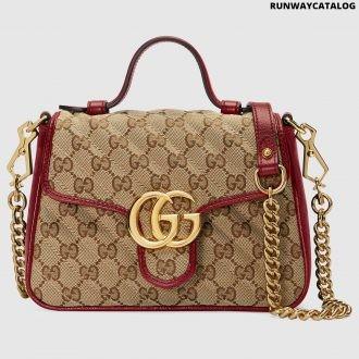 gucci gg marmont mini top handle bag