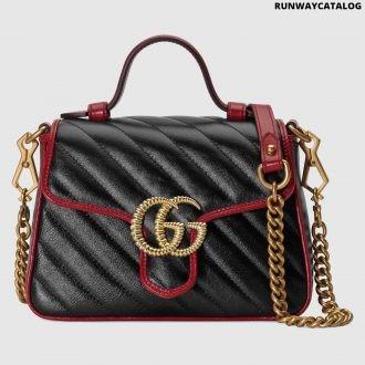 gucci gg marmont mini top handle bag