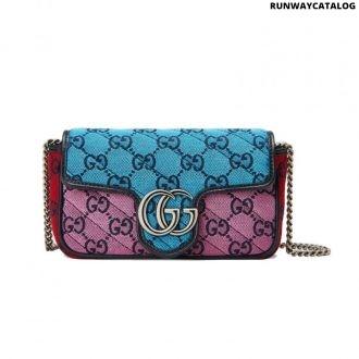 gucci gg marmont multicolour super mini bag