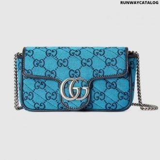 gucci gg marmont multicolour super mini bag