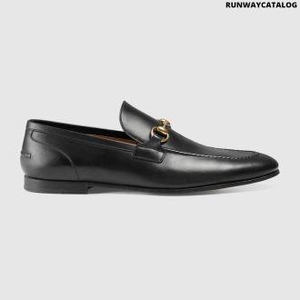 gucci jordaan leather loafer