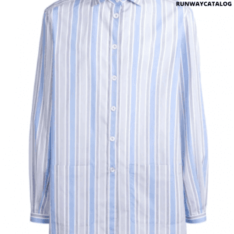 gucci striped oversized shirt