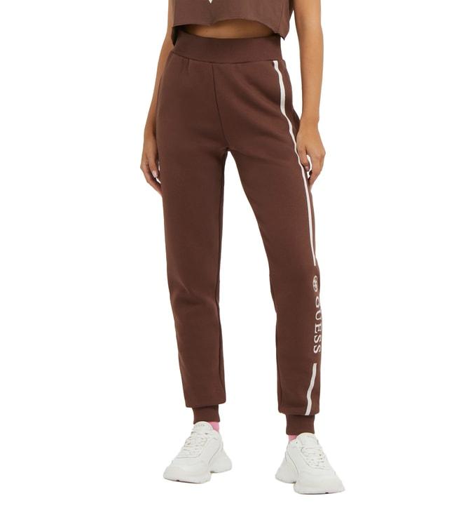 guess chestnut pie logo allegra straight fit joggers