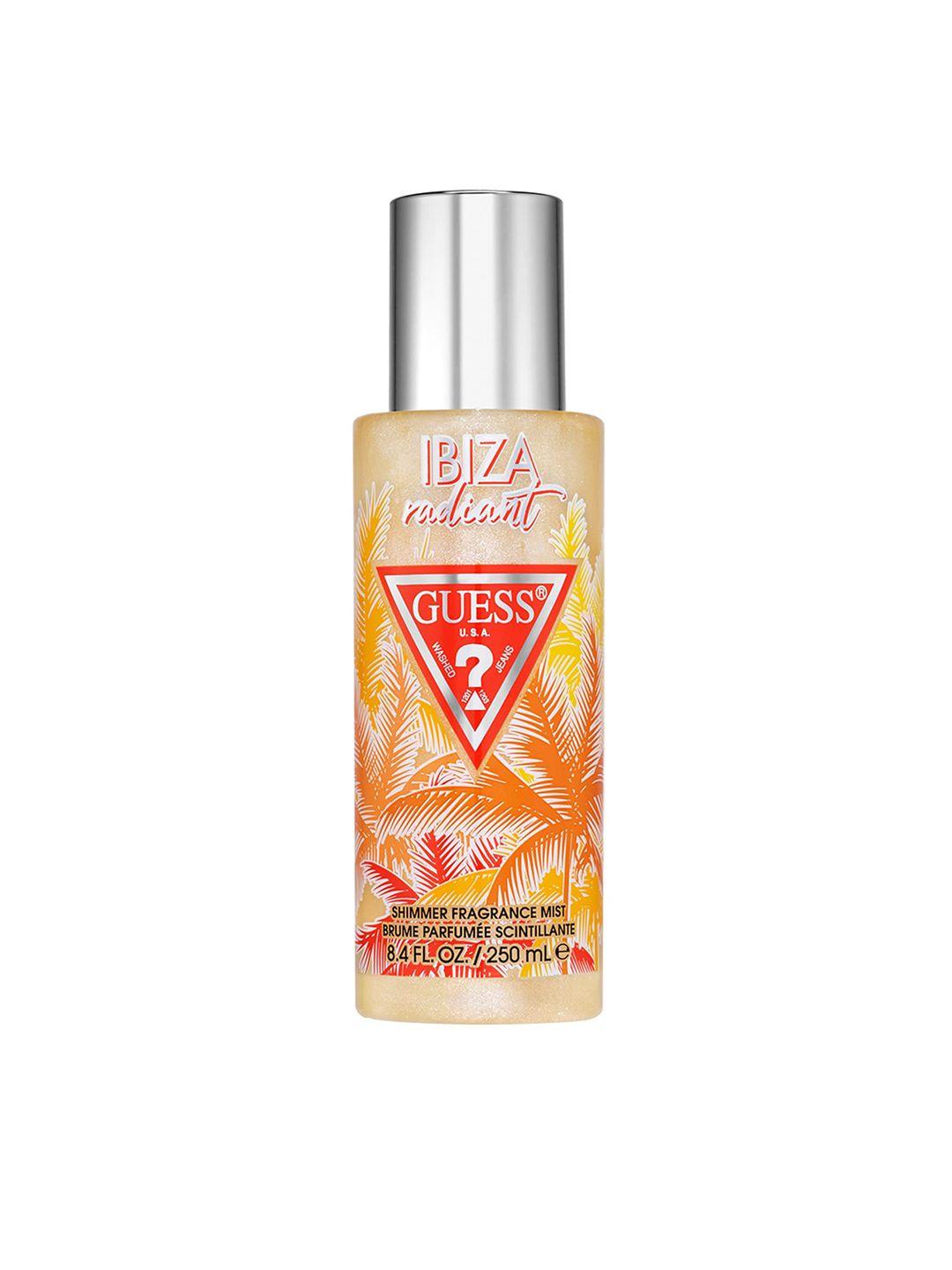 guess destination ibiza radiant shimmer fragrance body mist - 250ml