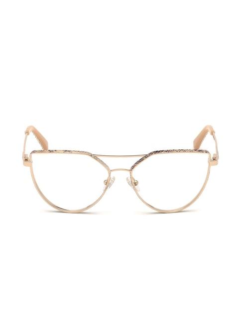 guess gold beveled eye frames for women