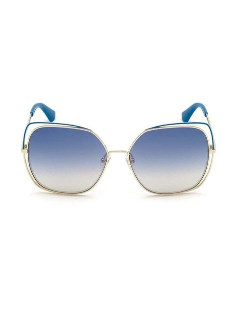 guess gu76386132w butterfly sunglasses for women