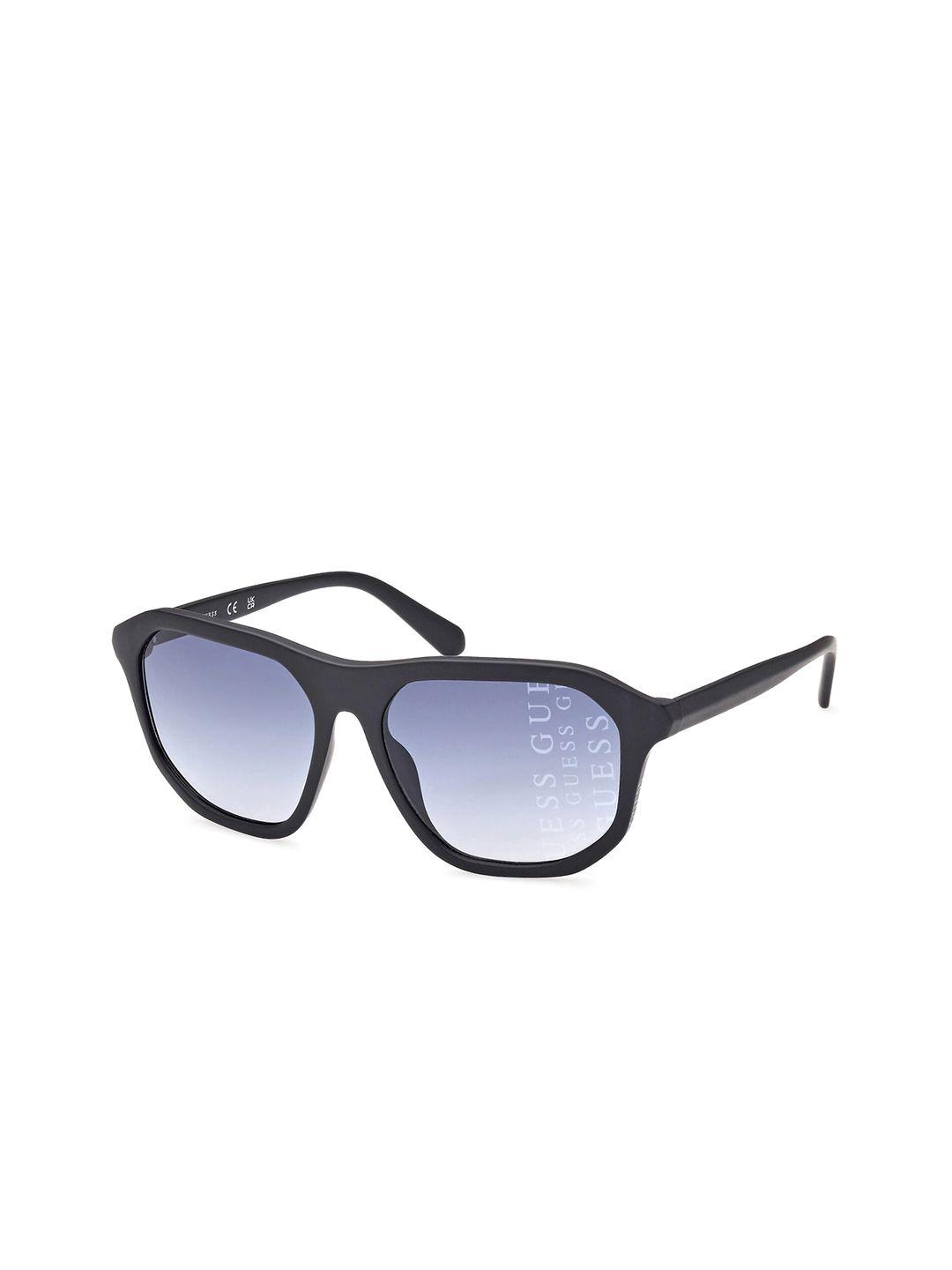 guess men square sunglasses with uv protected lens