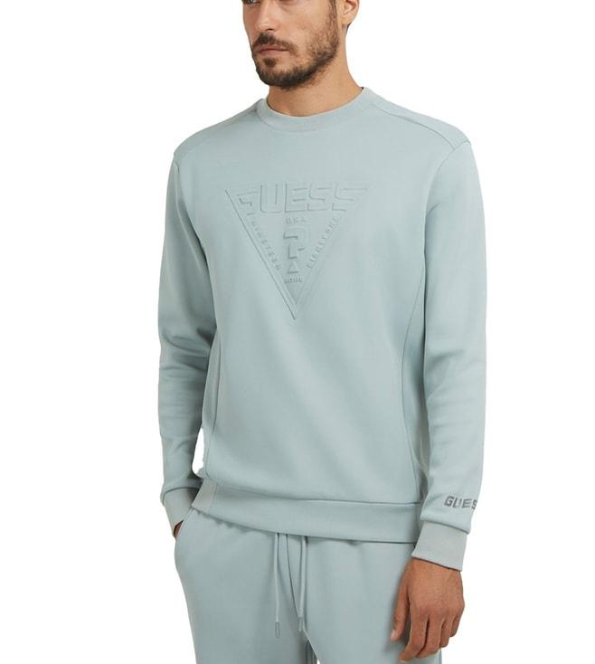 guess milan grey logo quincie regular fit sweatshirt