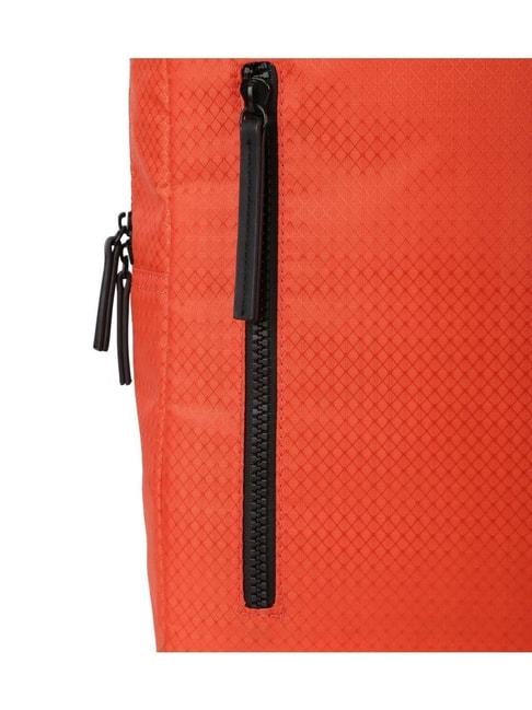 guess orange tactical medium backpack