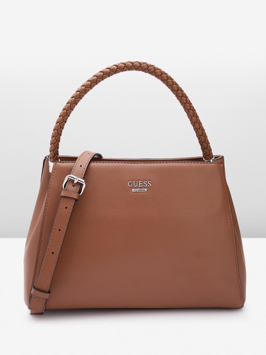 guess structured handheld bag