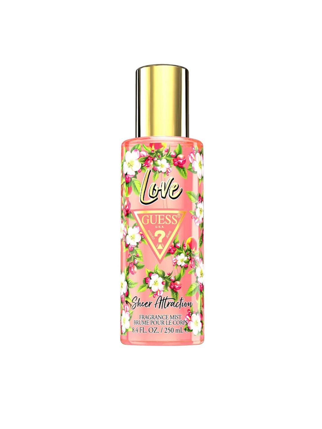 guess women love sheer attraction fragrance mist - 250 ml