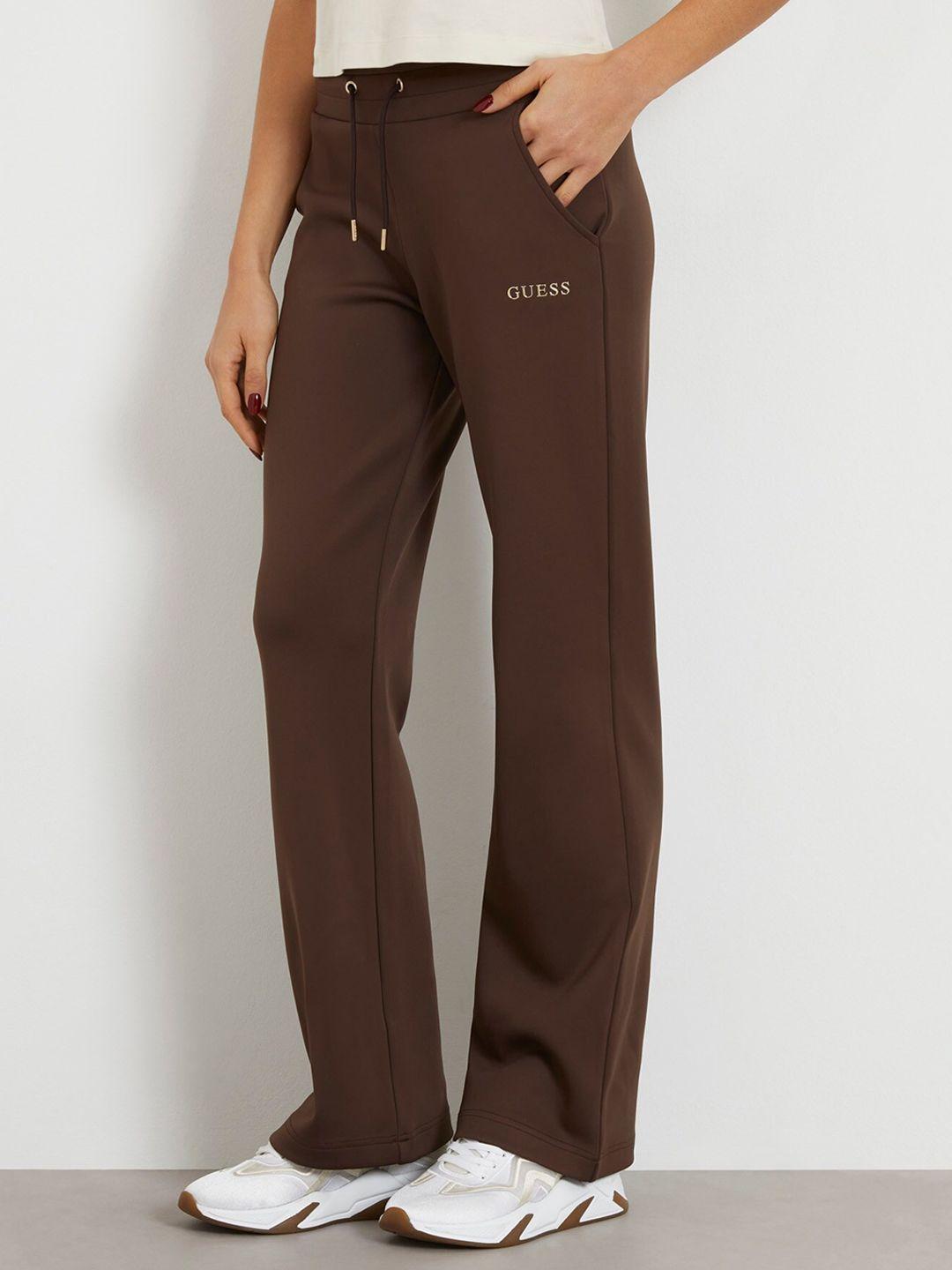 guess women mid-rise track pants
