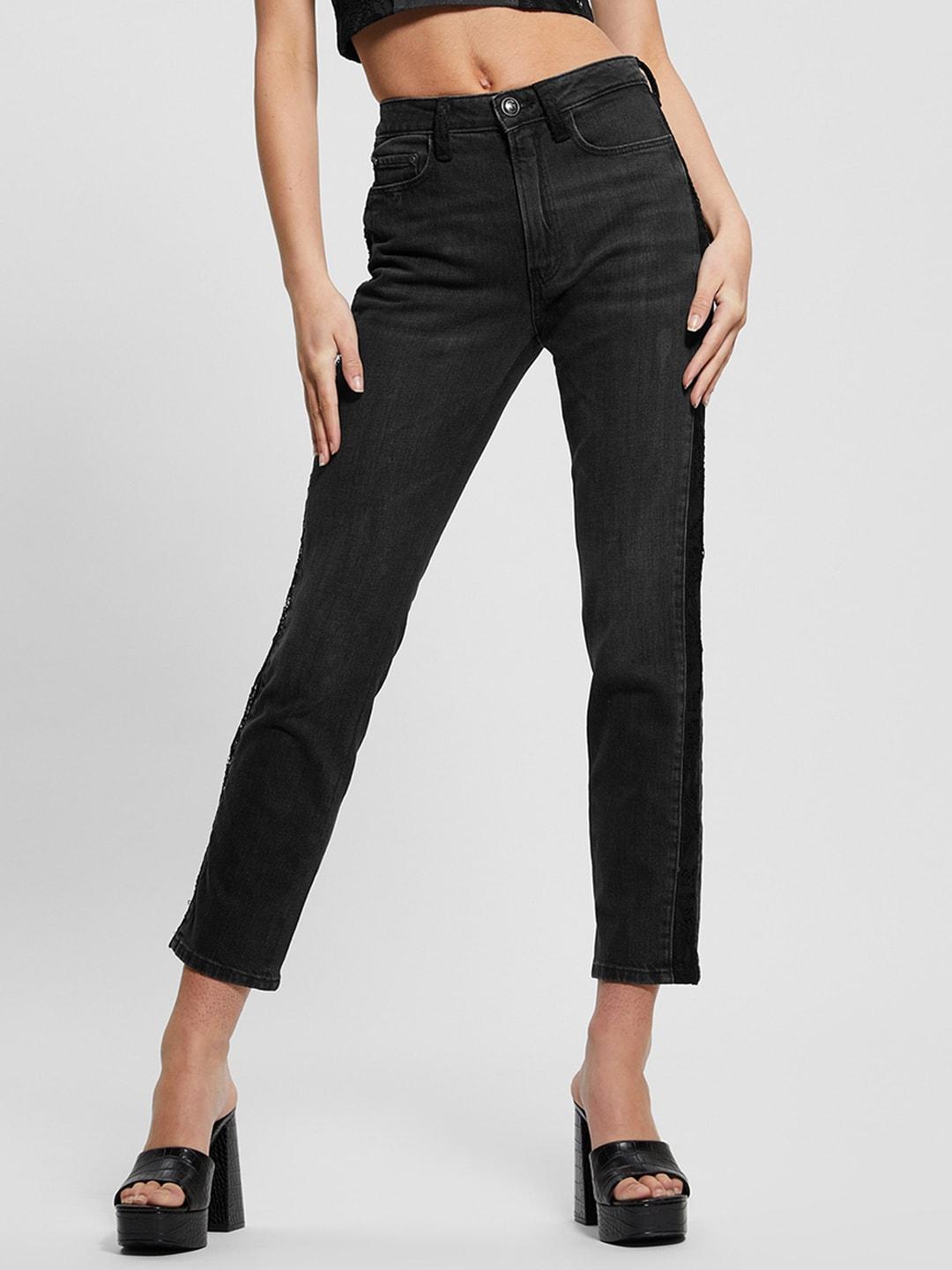 guess women slim fit comfort high-rise jeans