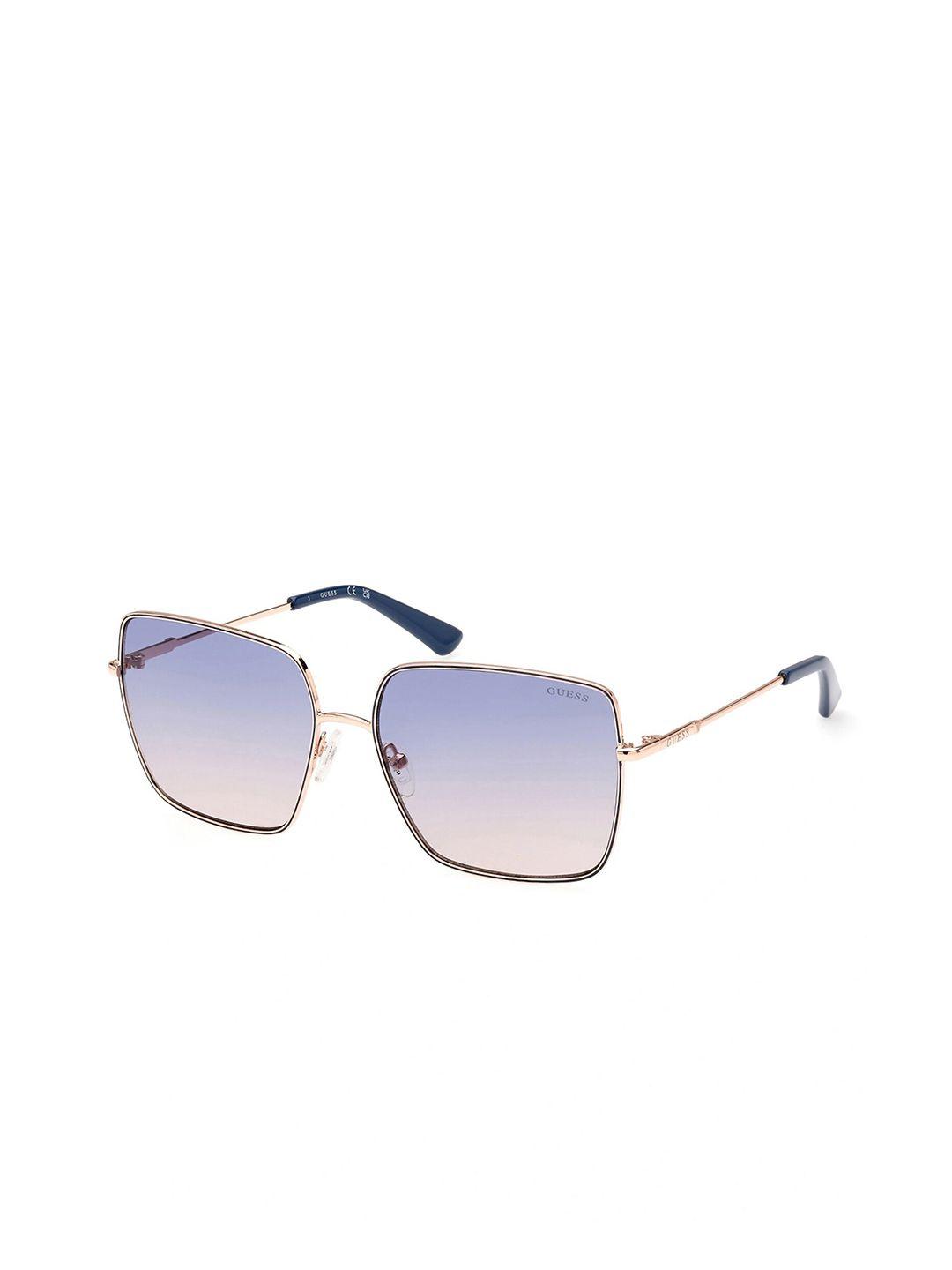 guess women uv protected lens square sunglasses