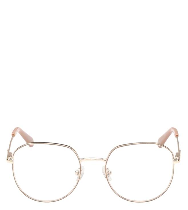 guess gu293303351fr gold oval eye frame for women