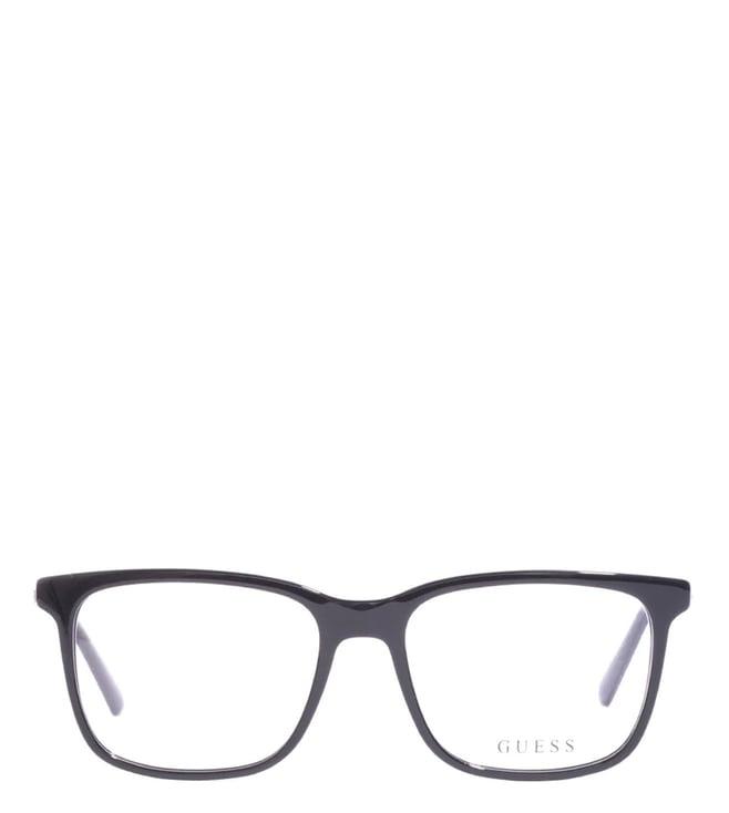 guess gu5004854001fr black square eye frames for men