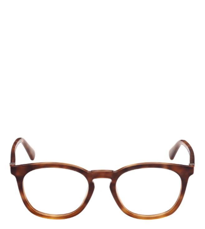 guess gu5005351053fr havana round eye frames for men