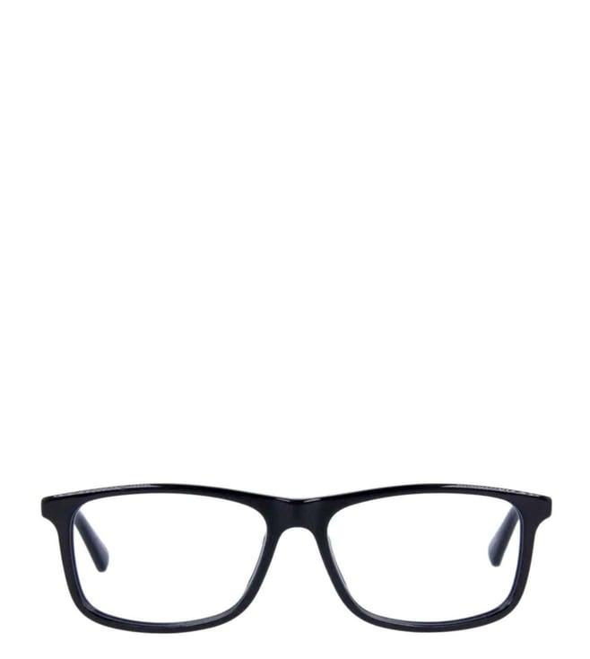 guess gu5005455001fr black rectangular eyewear frames for men