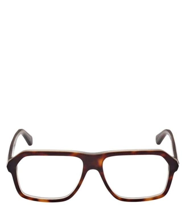 guess gu5007205255fr havana square eye frames for men