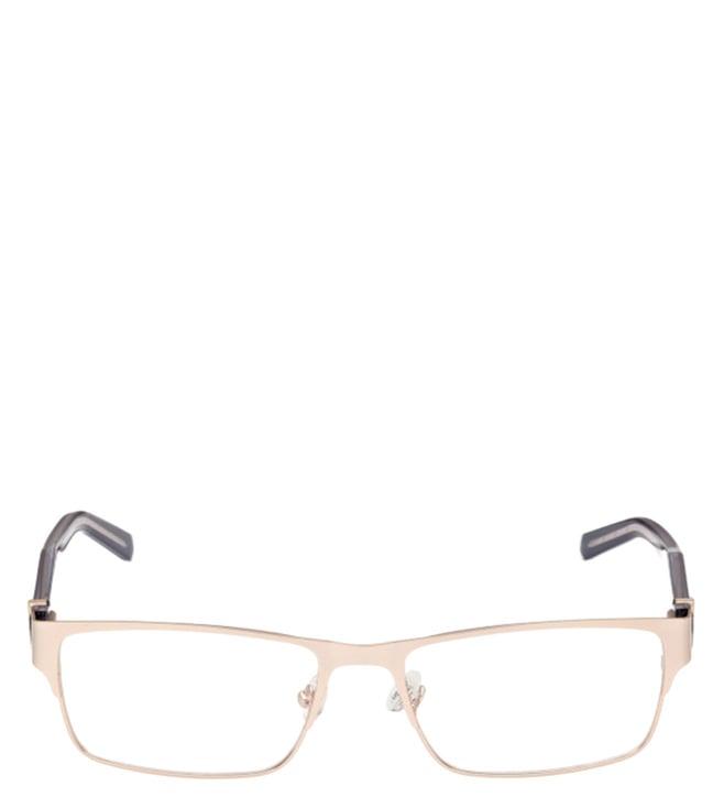 guess gu5008258032fr gold rectangular eye frame for men