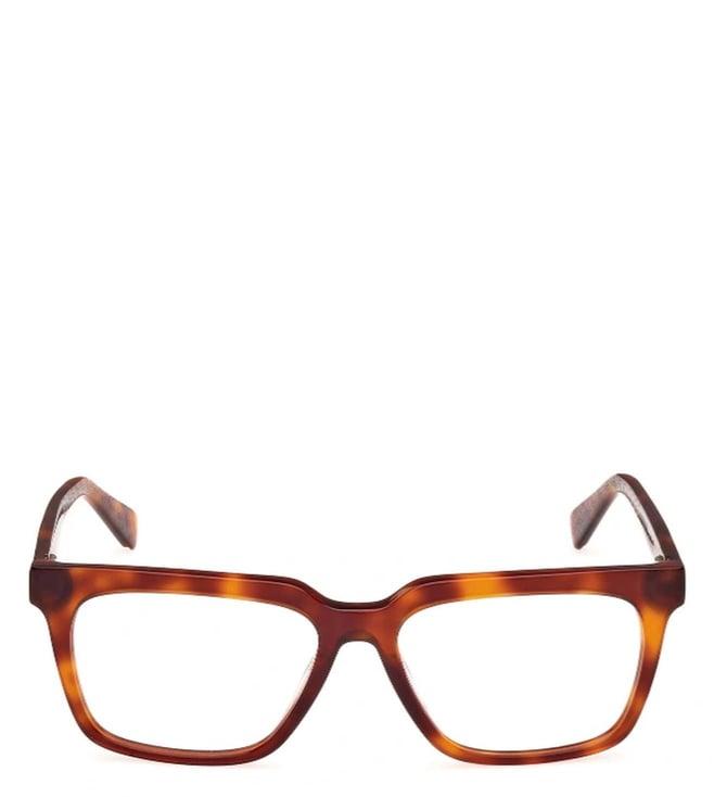 guess gu5013353053fr havana square eyewear frames for men
