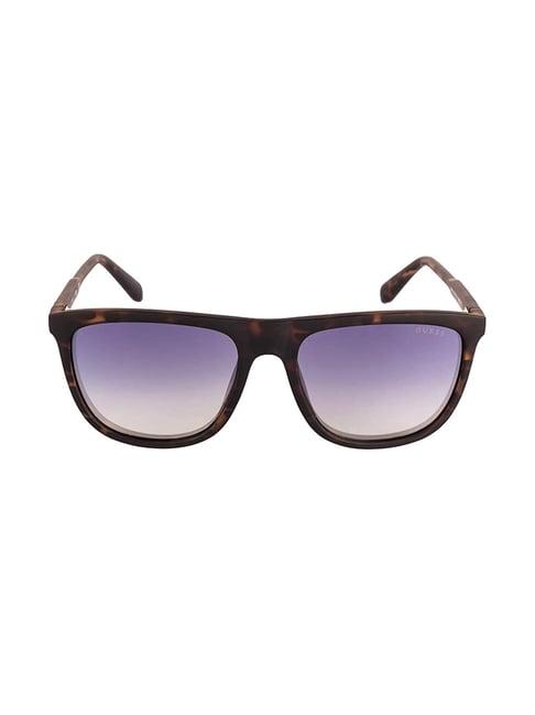 guess gu69525552x square sunglasses for men