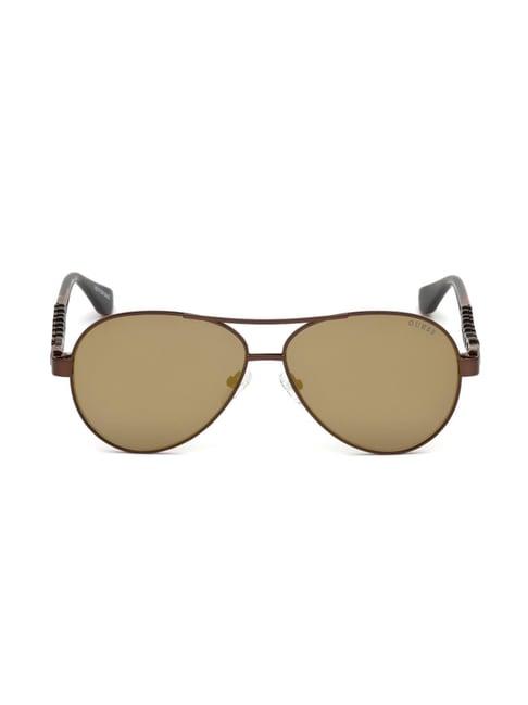 guess gu7518s5849g aviator sunglasses for women