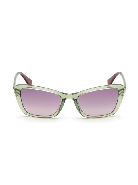 guess gu76545293y cat eye sunglasses for women