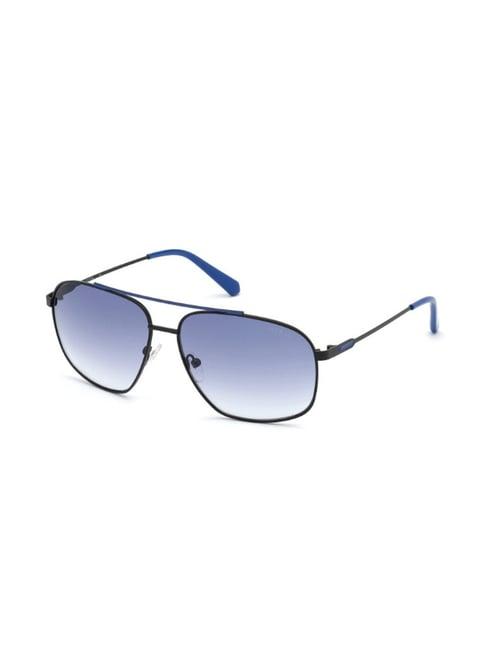 guess gus69736102wsg blue aviator