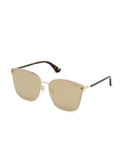 guess gus7672-d6532gsg gold butterfly sunglasses