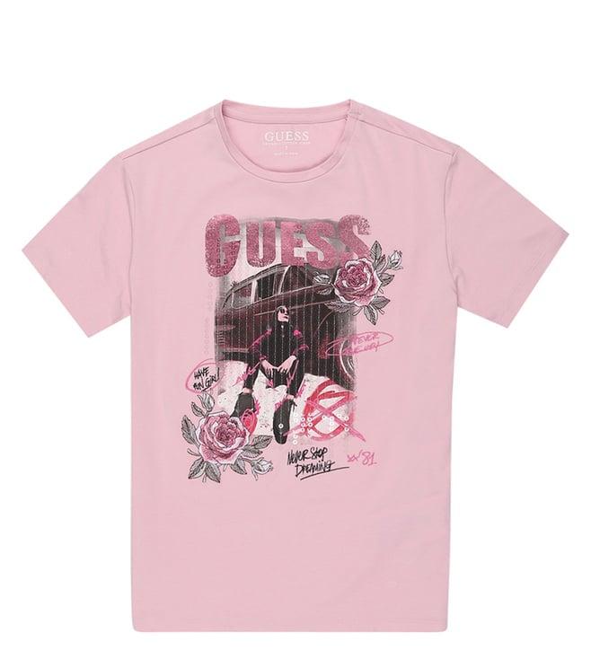 guess kids mauvelous logo regular fit t-shirt