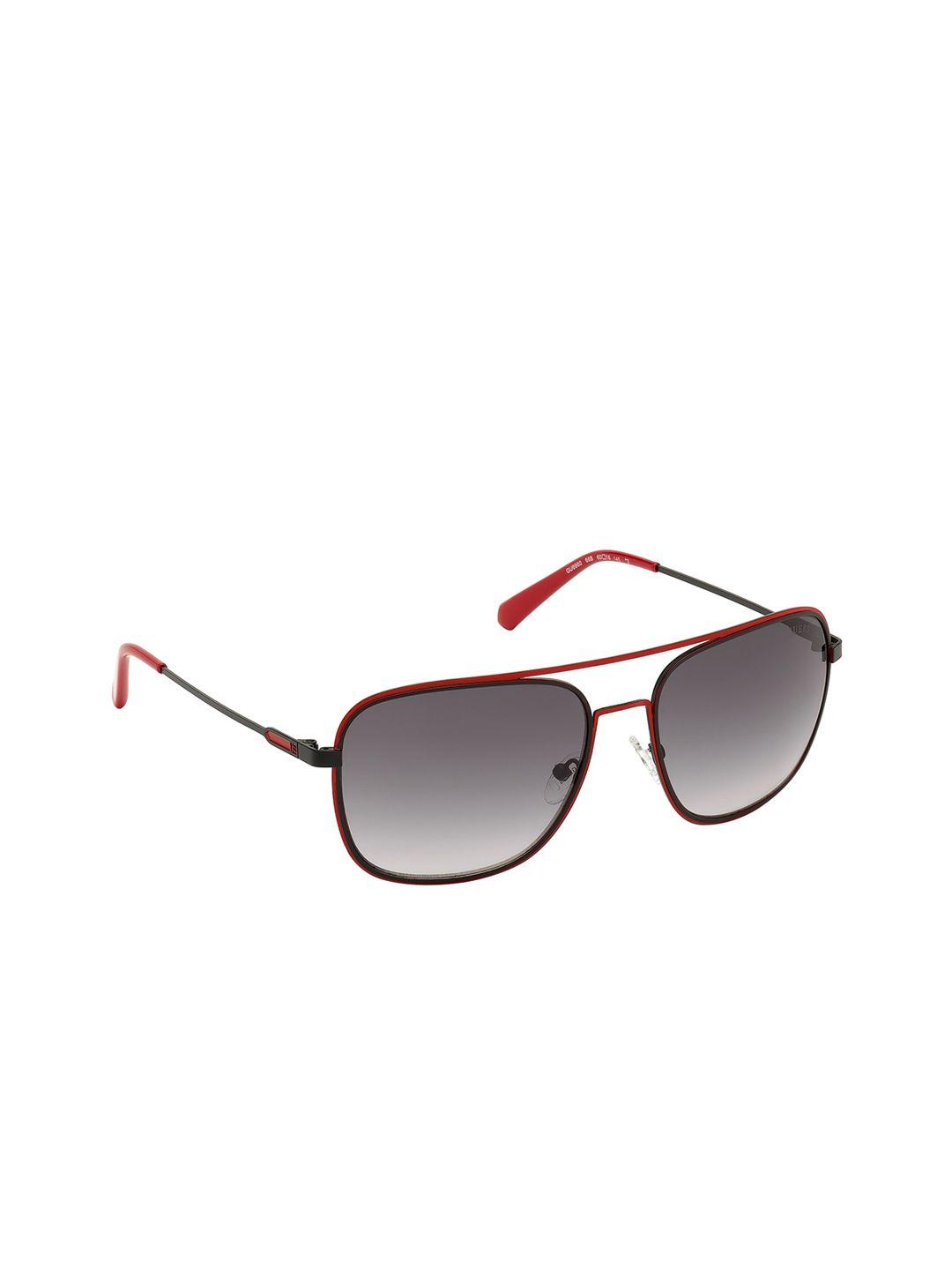 guess men aviator sunglasses gu6960 60 68b