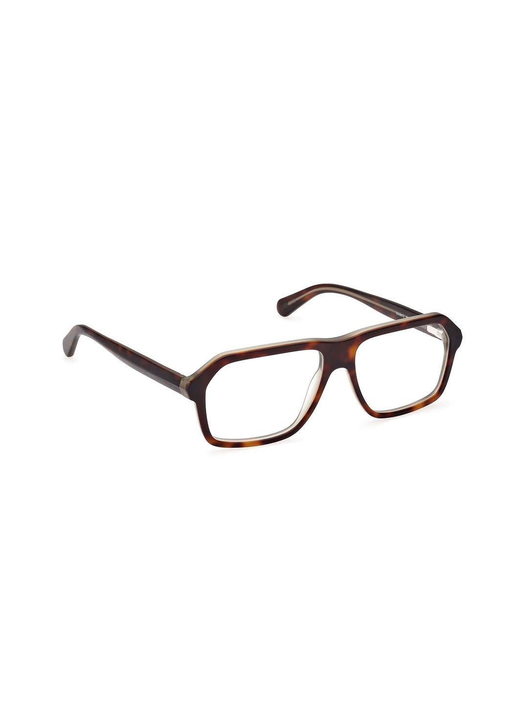 guess men full rim square frames gu5007305254fr-brown