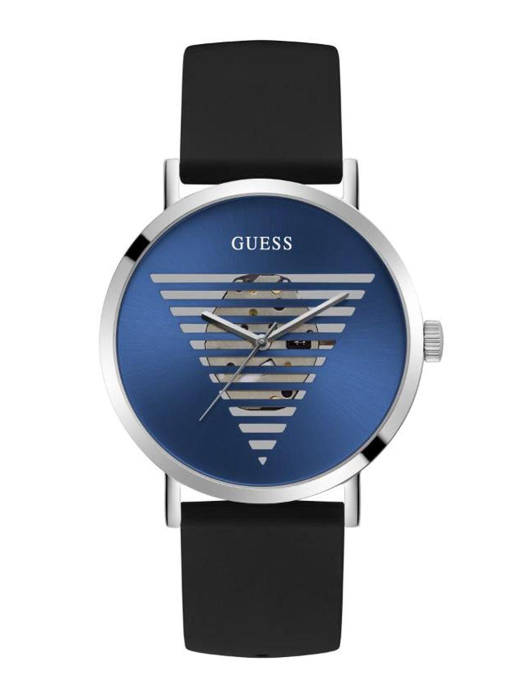 guess men printed dial analogue watch gw0503g2