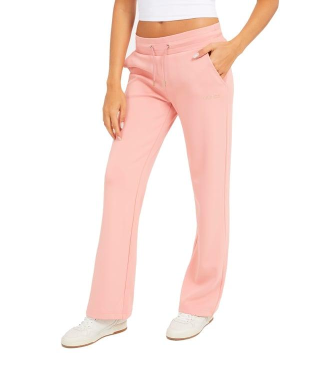 guess midsummer rose briana straight fit trackpants