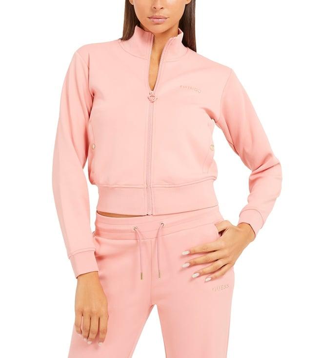 guess pink regular fit sweatshirt