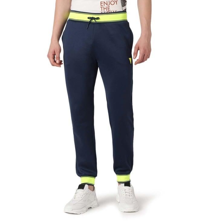 guess silk blue leroi relaxed fit joggers