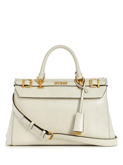 guess stone sestri animal effect medium luxury satchel