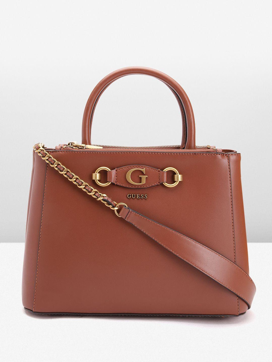 guess structured handheld bag