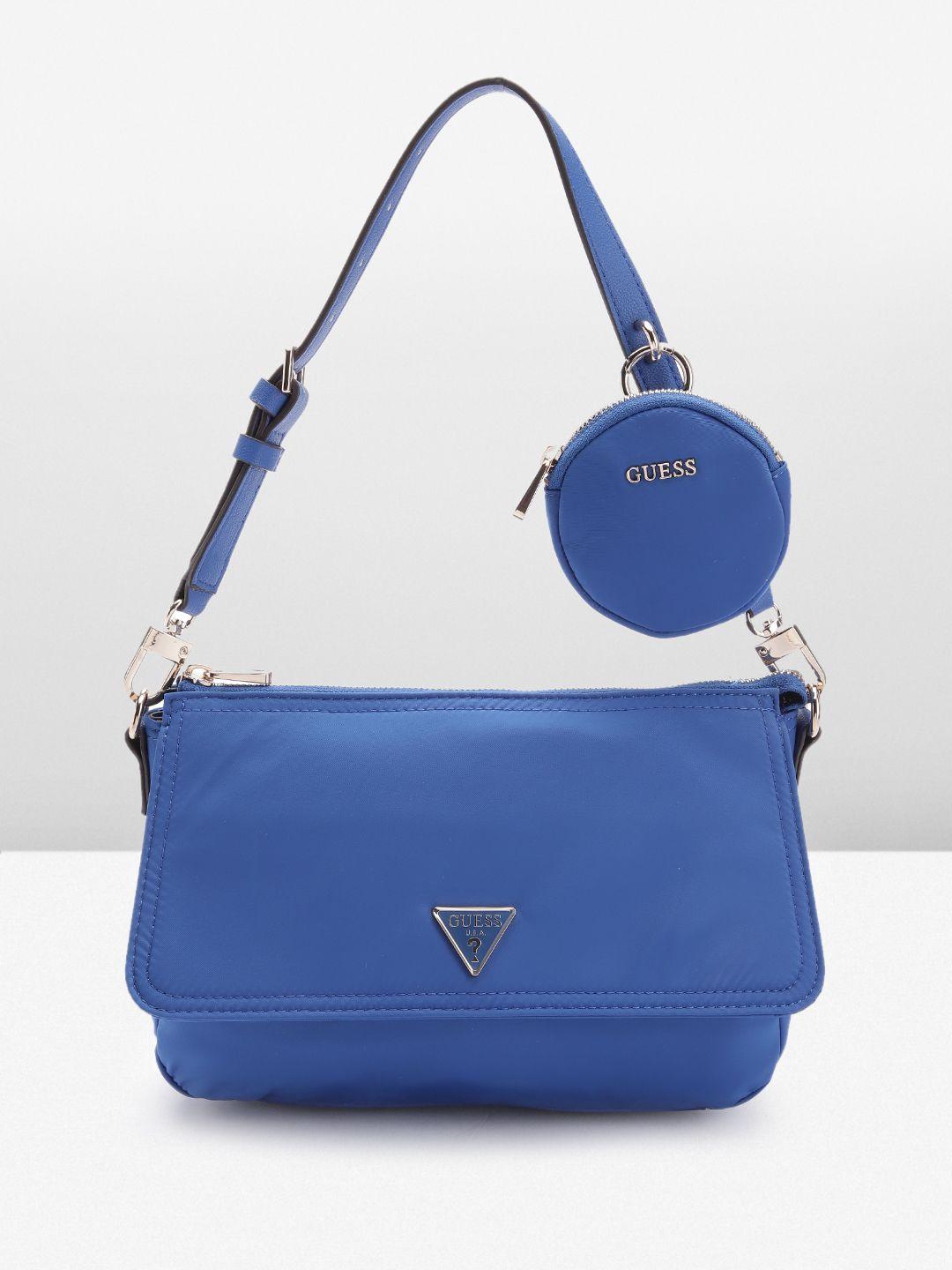 guess structured shoulder bag