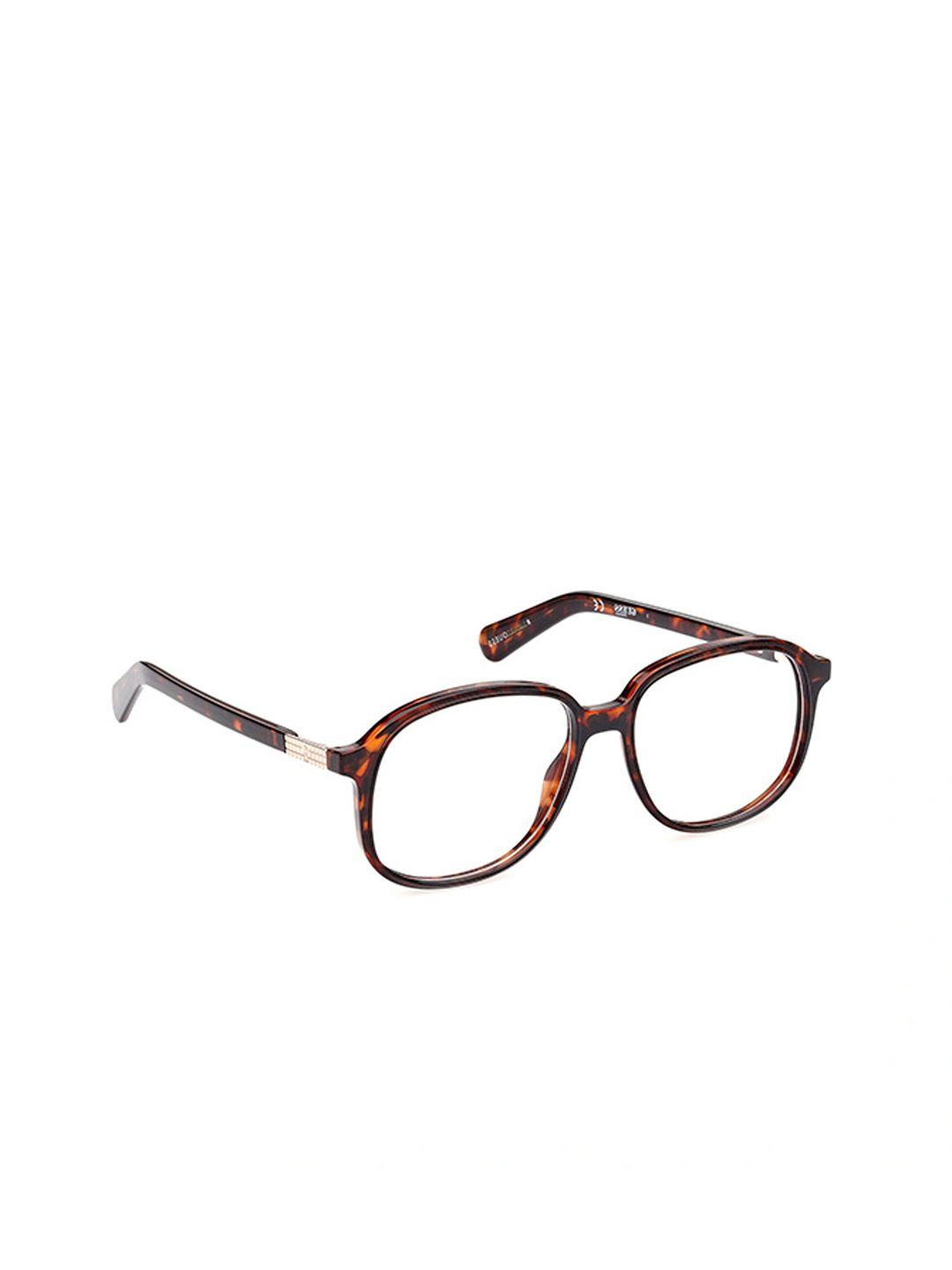 guess unisex abstract printed full rim square frames