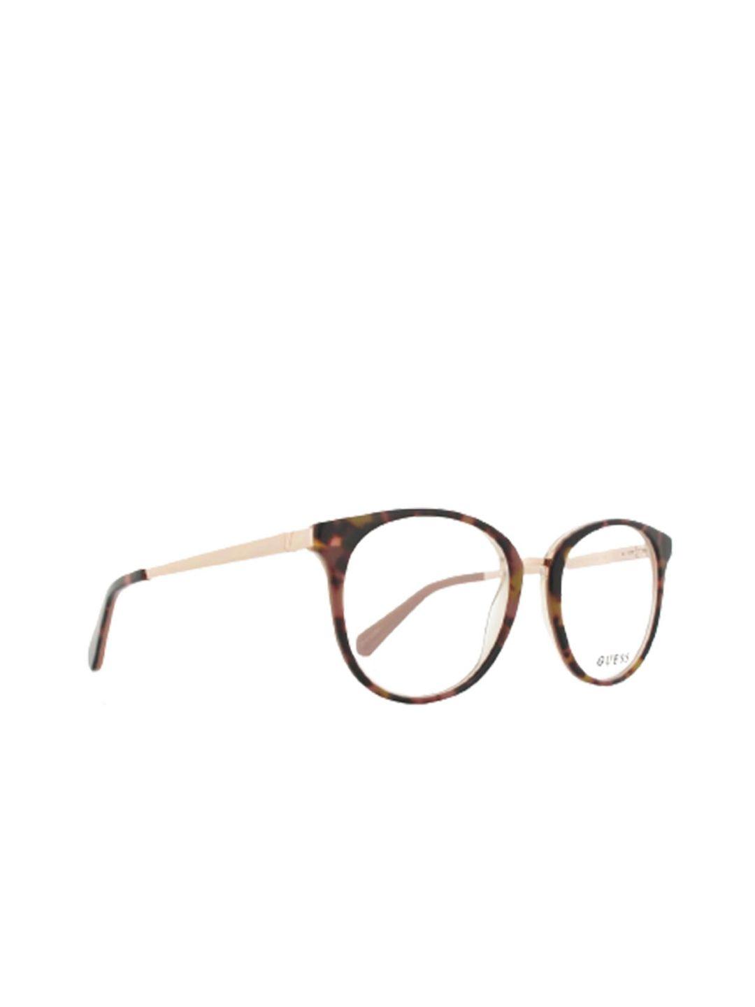 guess unisex full rim round frames