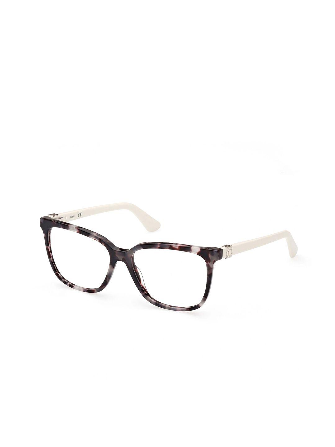 guess women colourblocked full rim square frames