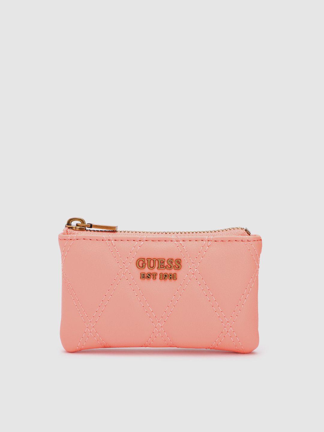 guess women quilted coin purse