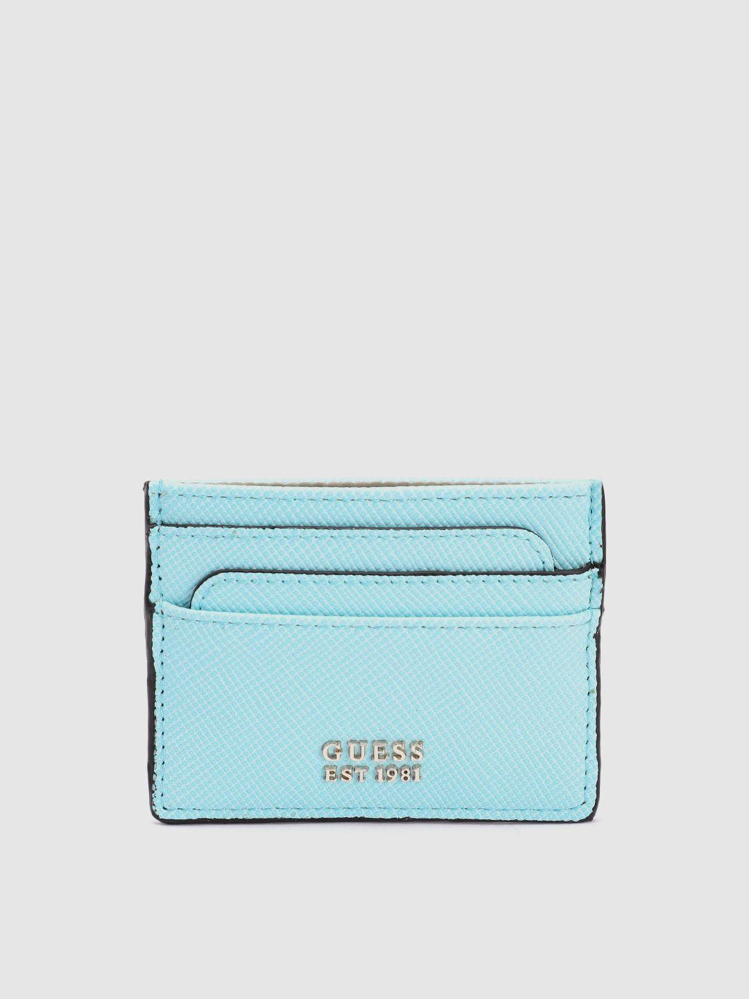 guess women textured card holder