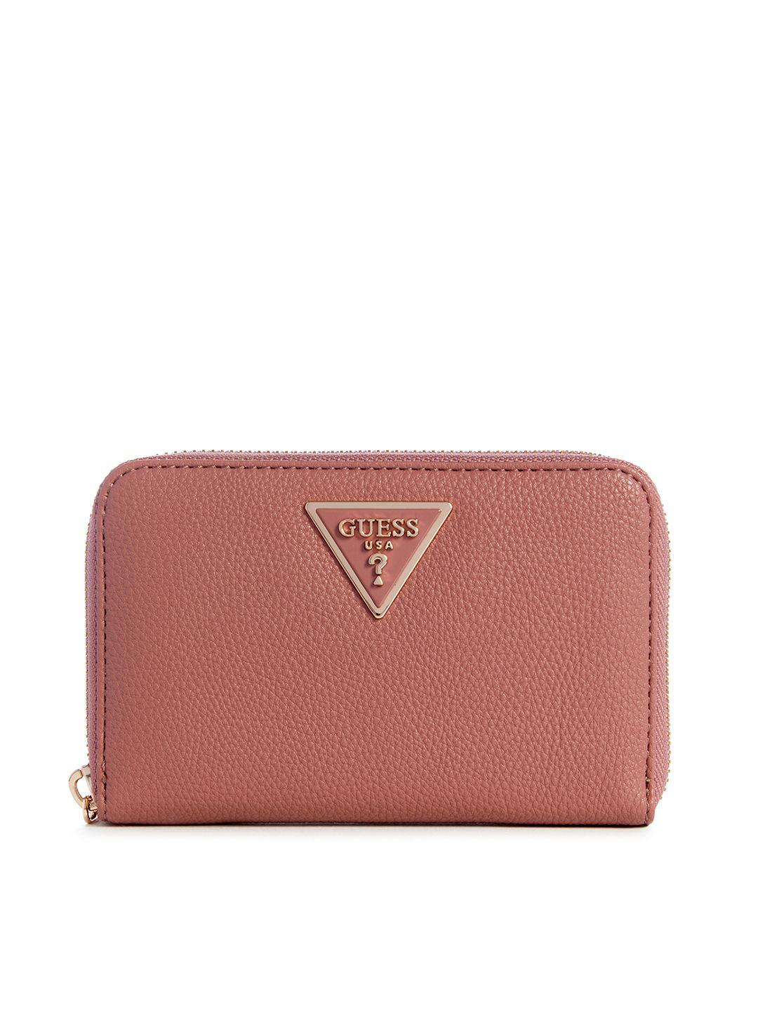 guess women zip around wallet