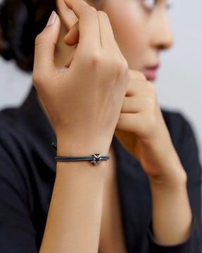 guiding star leather bracelet
